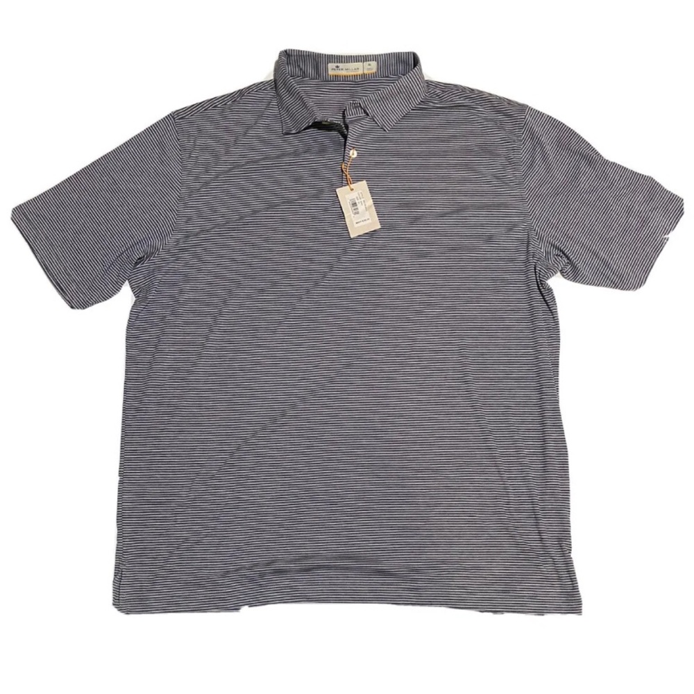 New mens tshirt size xl Peter Millar golf polo active Performance athletic $89